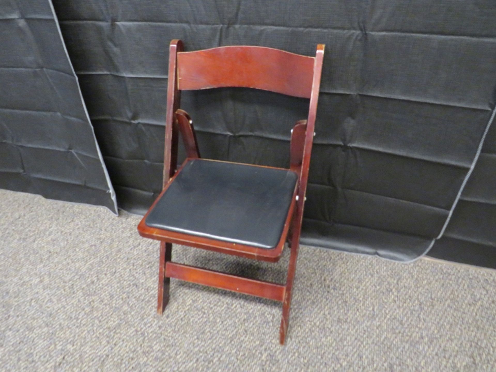 Wooden Folding Chair, Mahogany