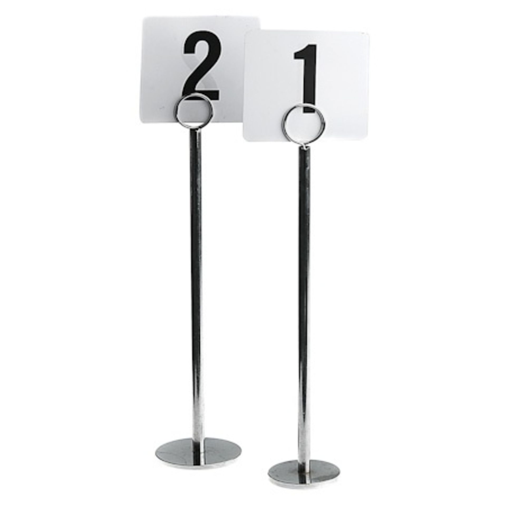 Table Marker, 18" Chrome