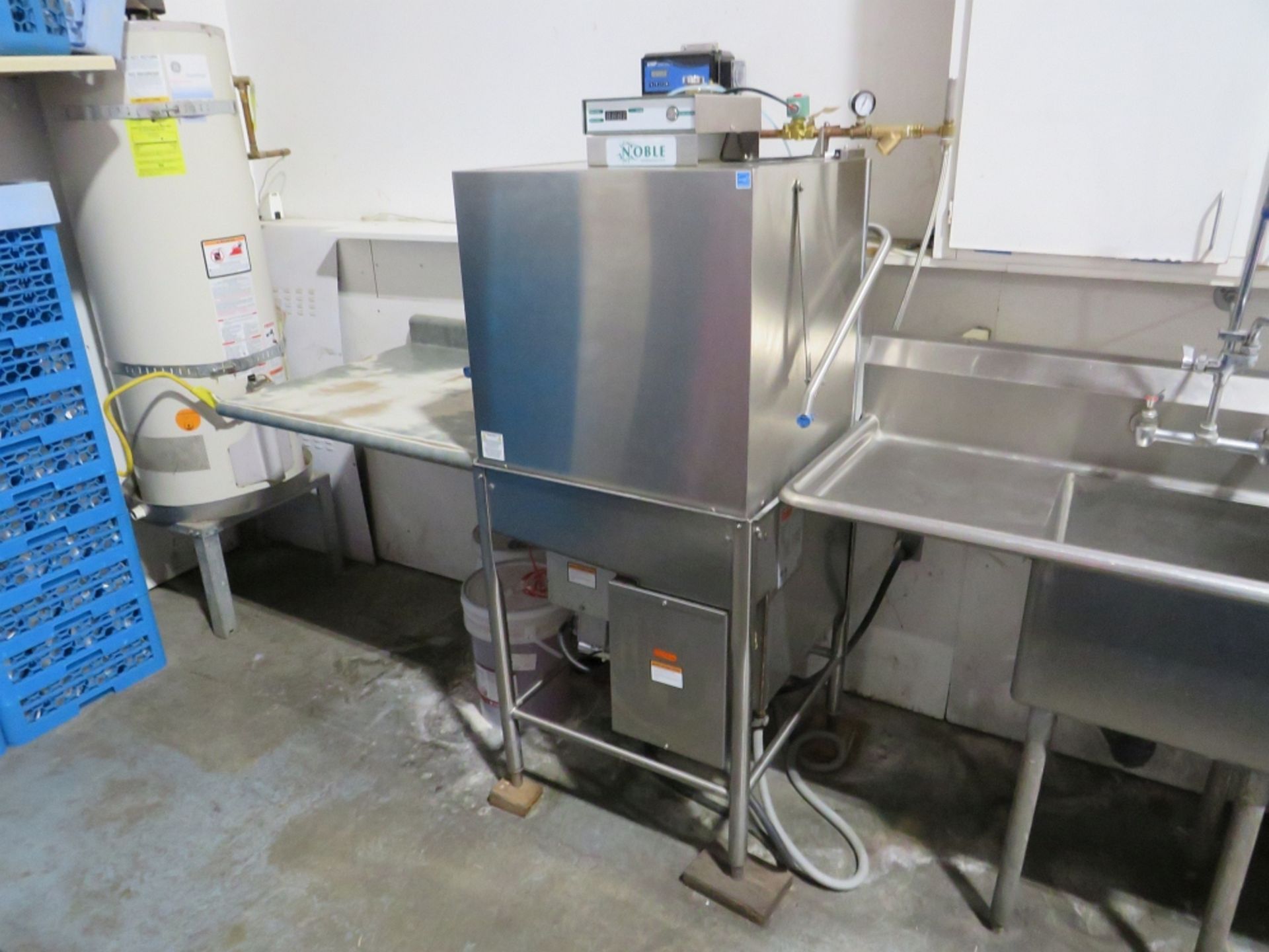 Noble WareWashing Commercial Dishwasher, installed in 2022