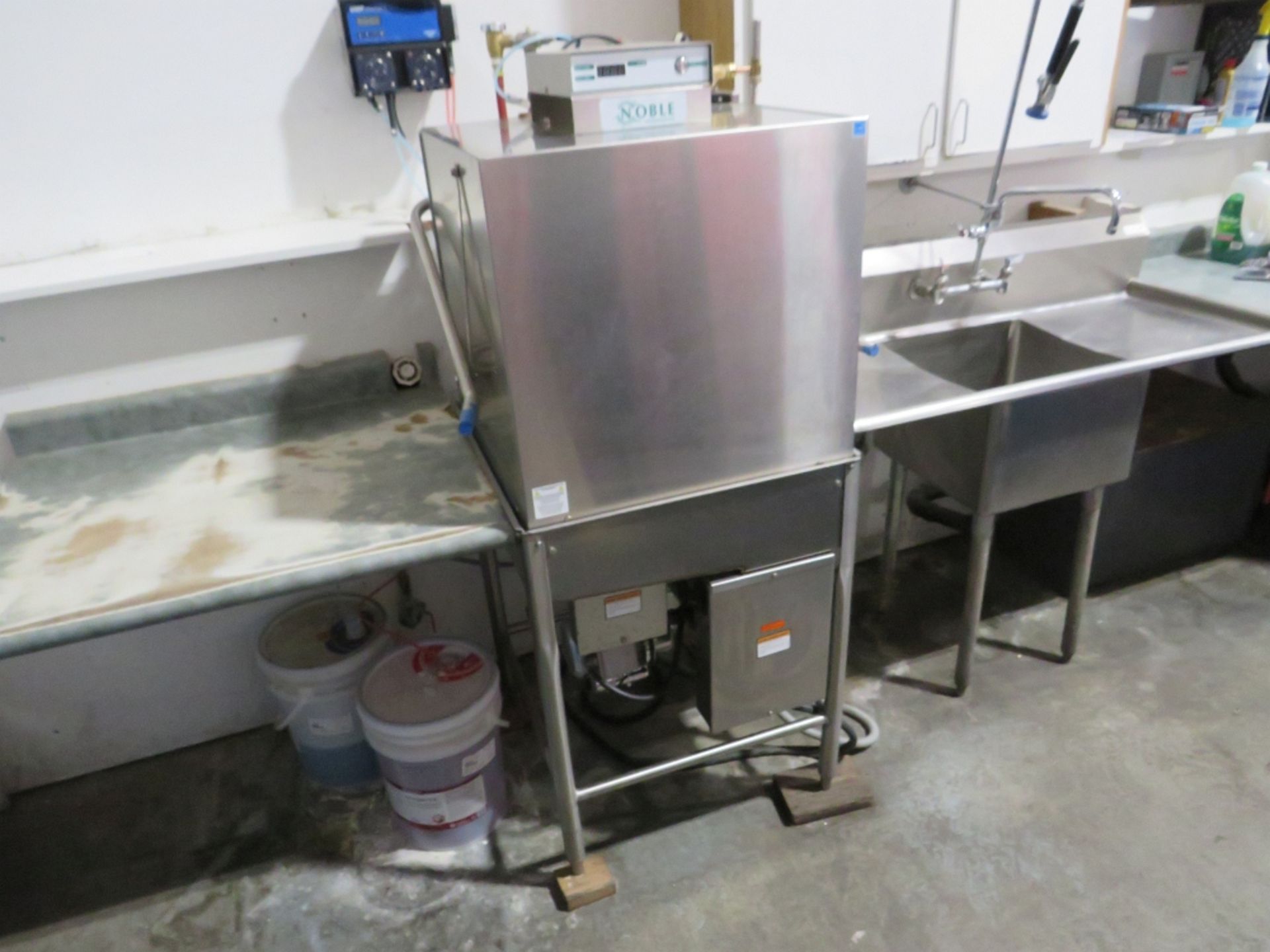 Noble WareWashing Commercial Dishwasher, installed in 2022 - Image 2 of 6