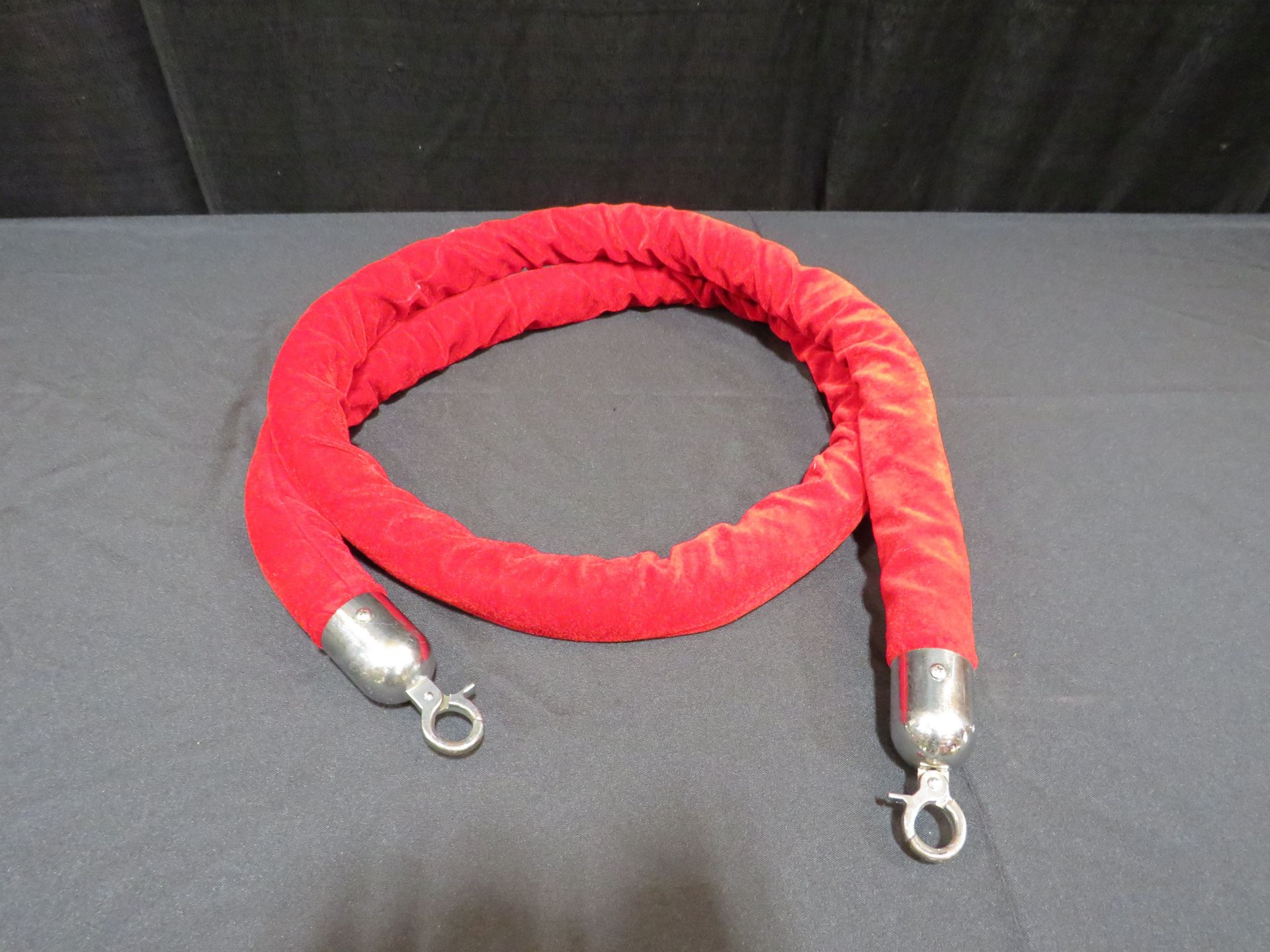 8' Red Velvet Stanchion Ropes