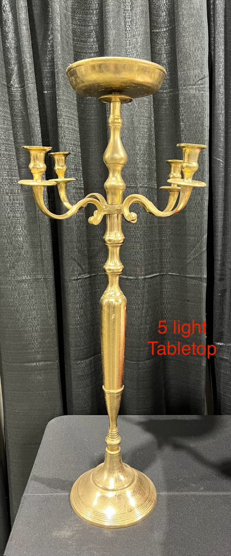 Table Top 5-lite Candelabra