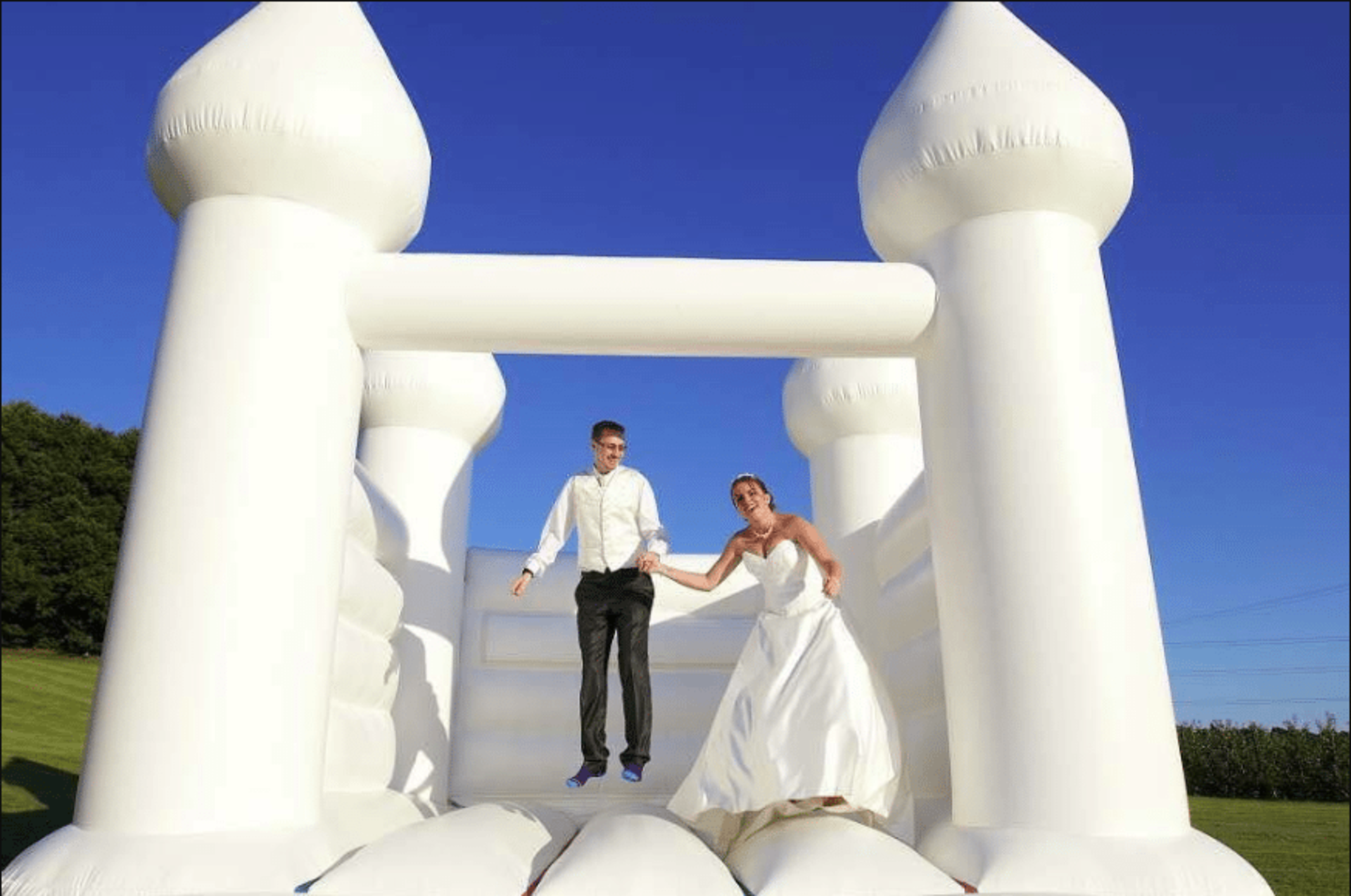 Wedding White Bounce House