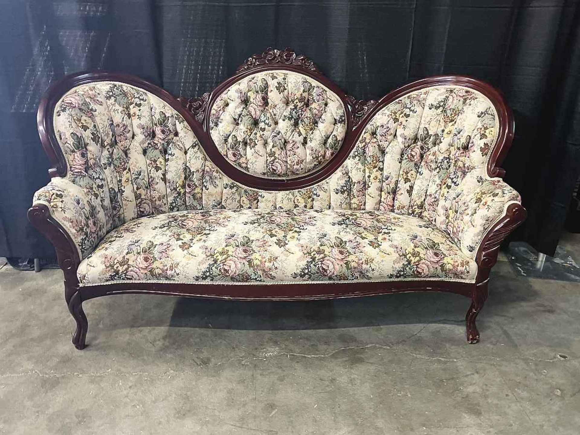 Vintage Floral Couch