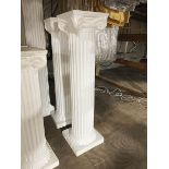 40" White Columns