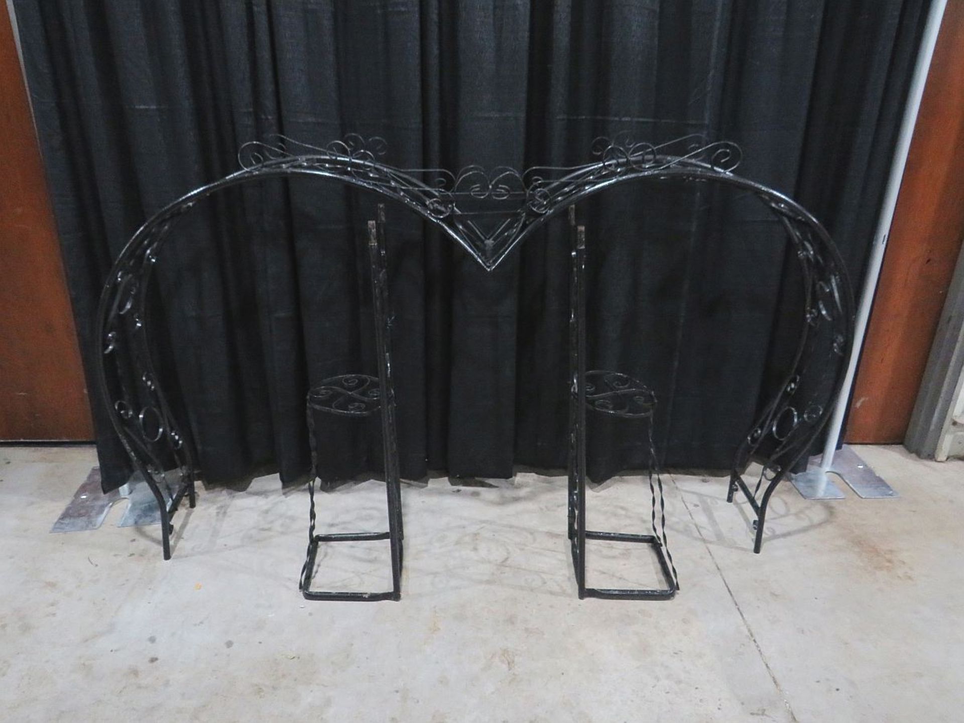 Black Wrought Iron Arch