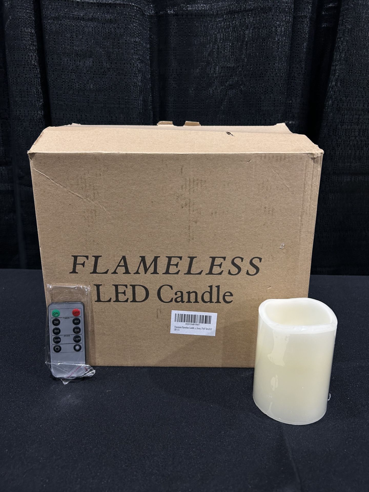 Boxes of LED Candles, Various Heights, 12 /box