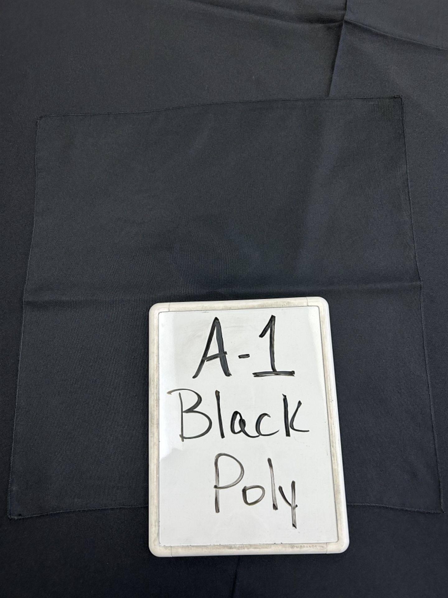 90" x 132" Banquet A-1 Black Poly