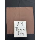 90" x 132" Banquet A-1 Brown Poly