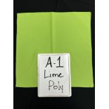 132" Round A-1 Lime Poly