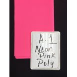 90" x 132" Banquet A-1 Neon Pink Poly