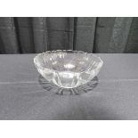 Scalloped Edge Glass Bowl