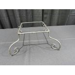 Square Wrought Iron Serving Stand Only