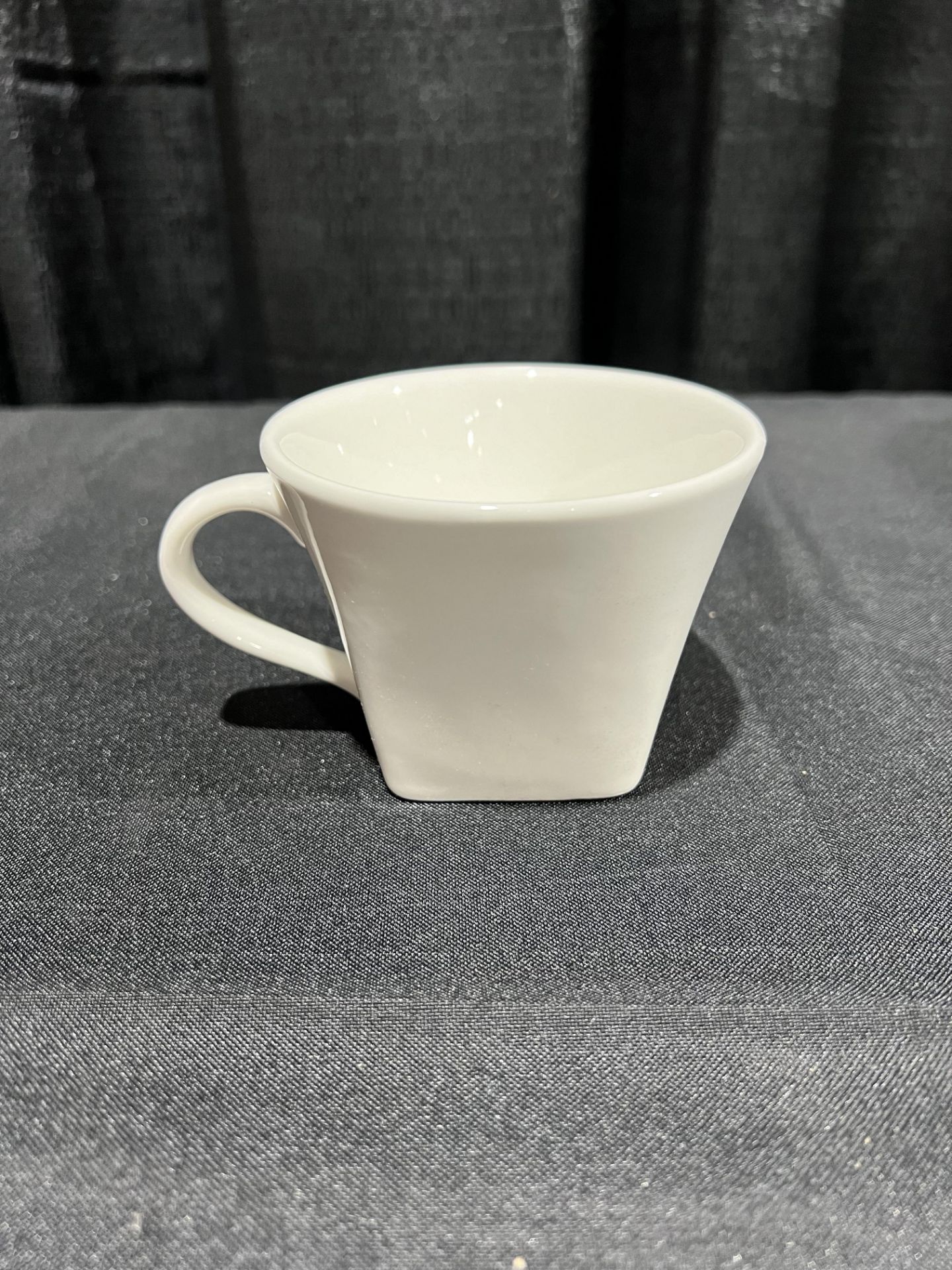 Classic White Square Coffee Cup