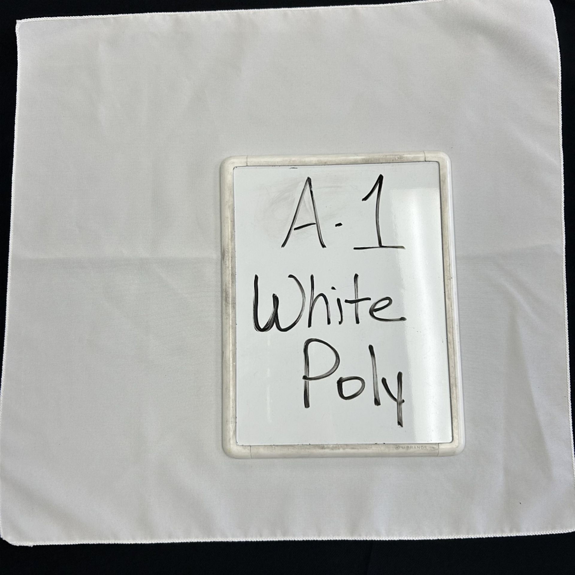 90" x 156" Banquet A-1 White Poly