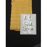 72" x 72" A-1 Gold Satin Stripe