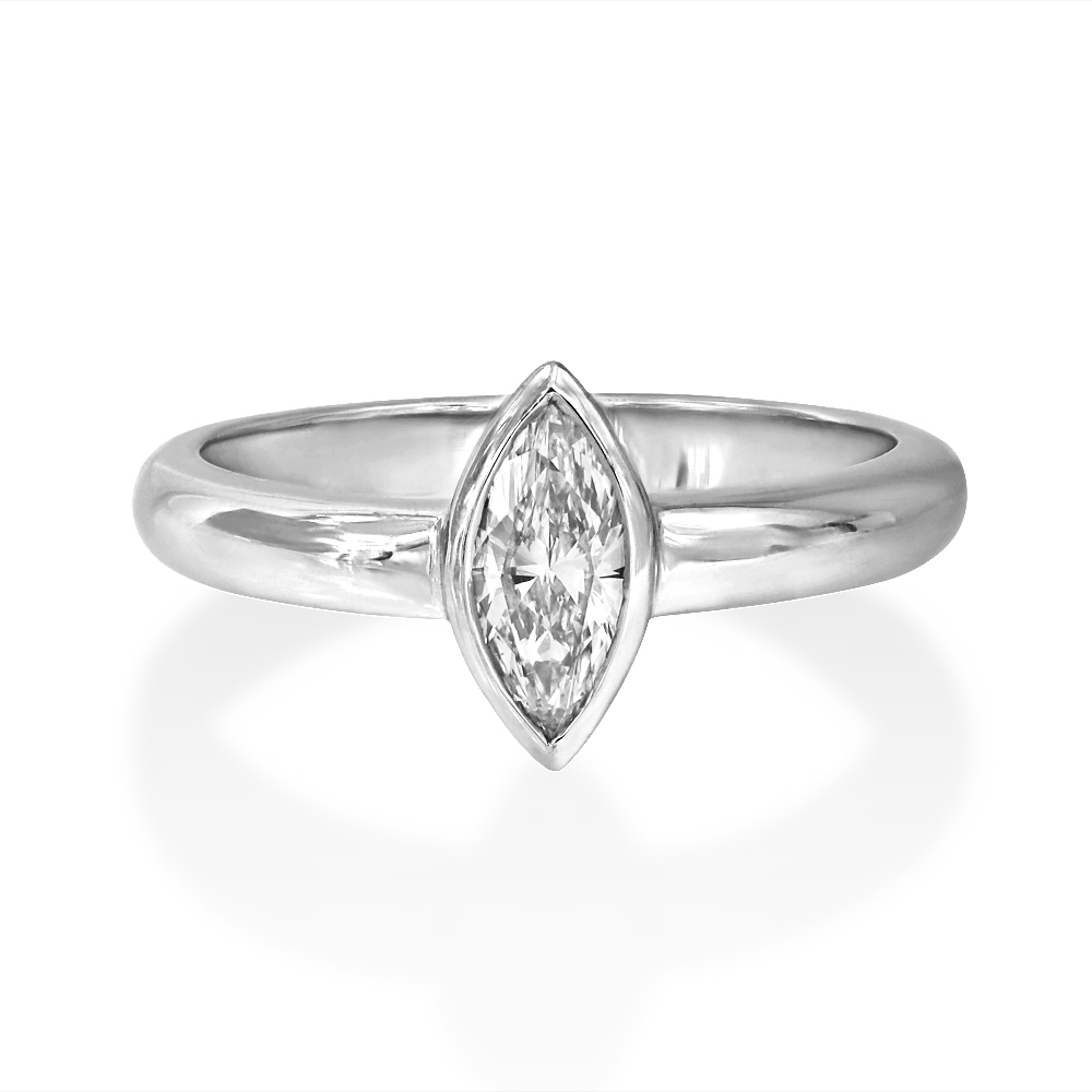 An 18ct White Gold Diamond Solitaire Ring
