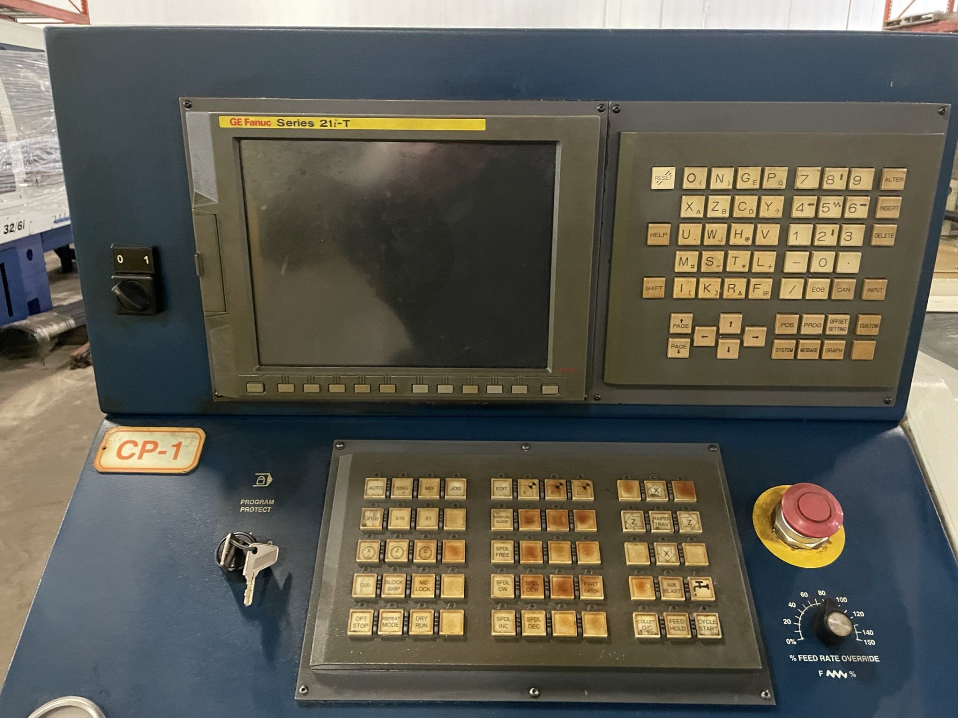 Hardinge Quest GT27SP CNC Gang Type Tool Turning Center, Mfg. 2003 with GE/Fanuc Series 21i-T CNC - Image 2 of 6