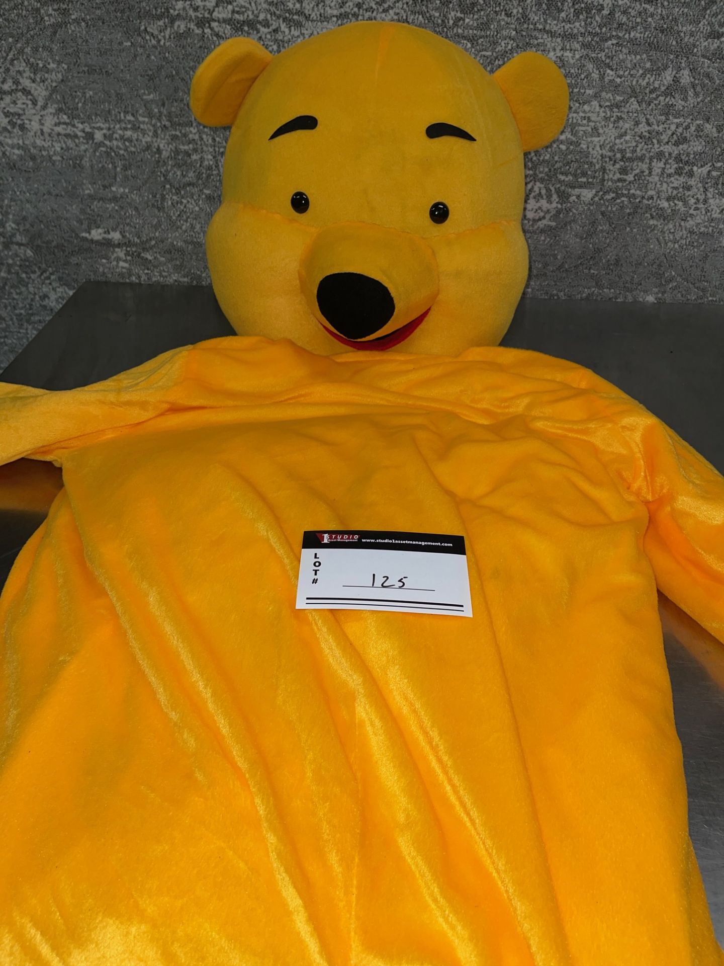 WINNIE THE POOH PLUSH ANIMAL MAST MASCOT SUIT, HEAD SIZE 18” X 15 “(SUBJECT TO BULK BID LOT 99) - Image 2 of 4