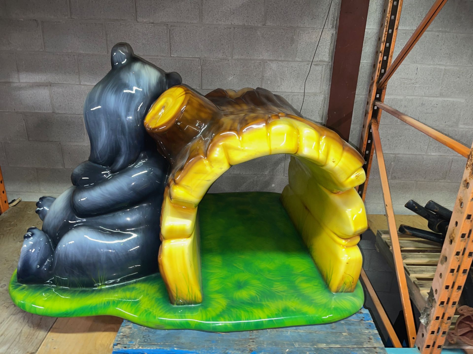 RUBBERIZED ACRYLIC FINISHED CHILDREN/INFANT BEAR ACCENT PLAY TUNNEL, (SUBJECT TO BULK BID LOT 99) - Image 3 of 4