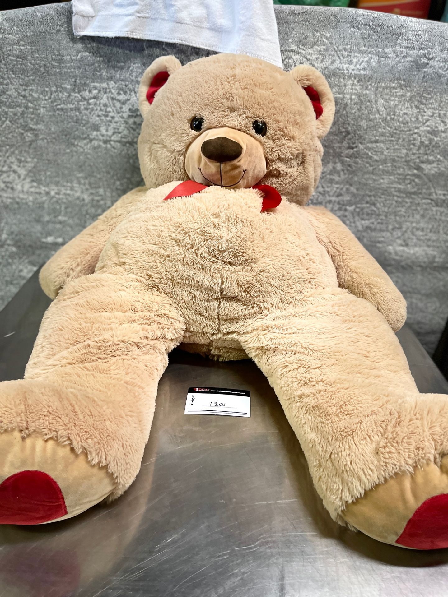 LARGE PLUSH TEDDY BEAR, 47”X 25”(SUBJECT TO BULK BID LOT 99) - Image 3 of 3