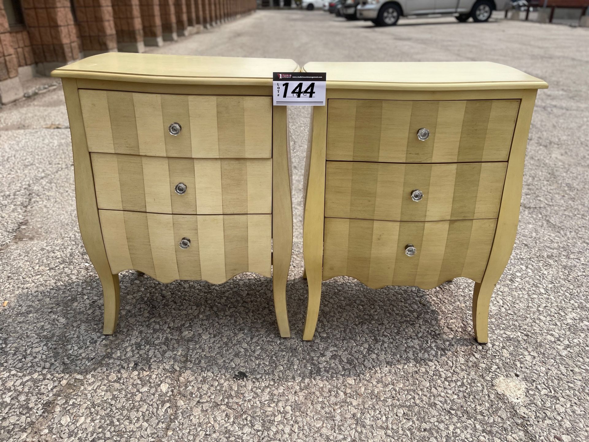 PAIR OF END TABLES, 23” X 15” X 31” HEIGHT - Image 4 of 5