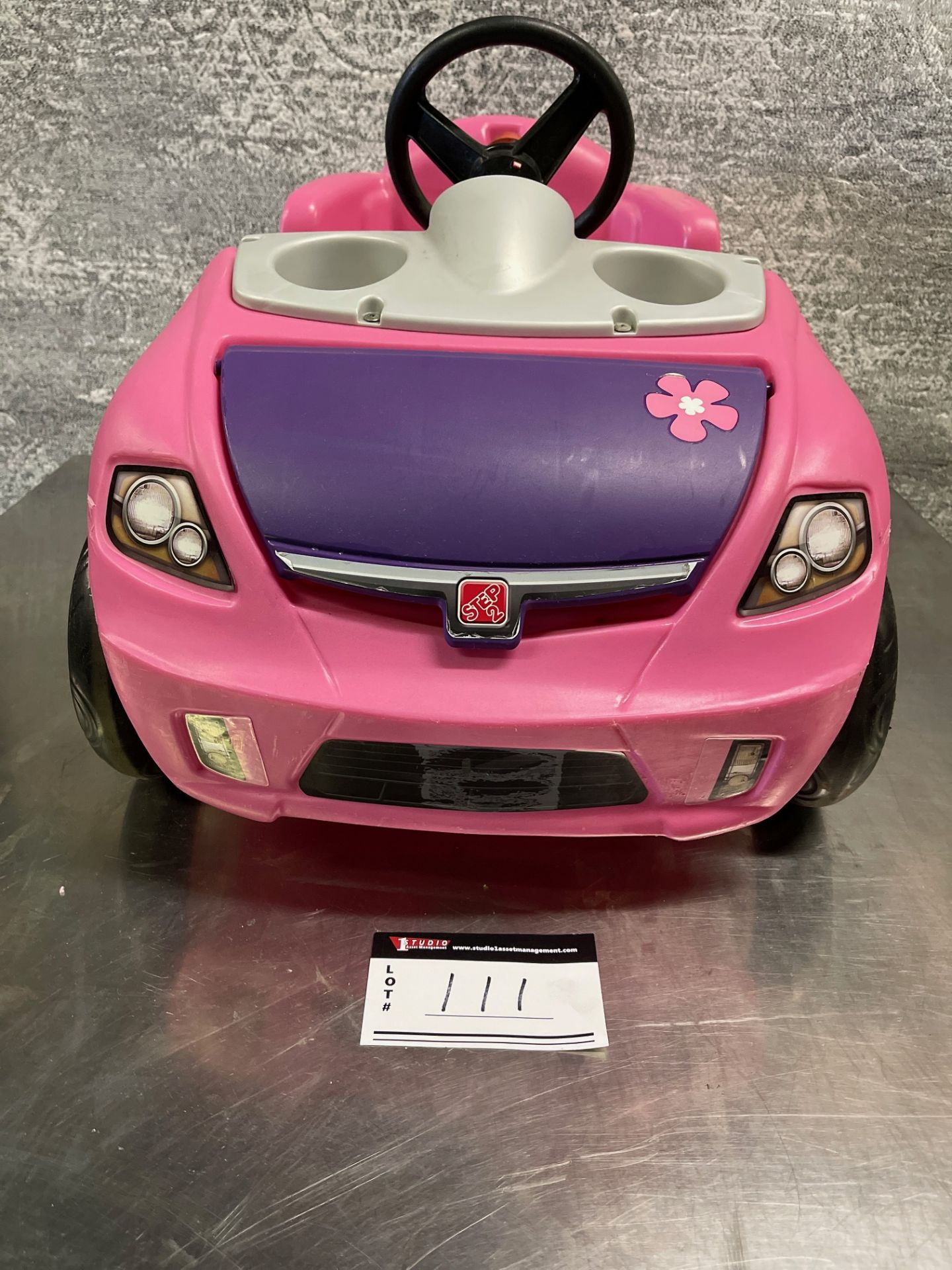 STEP 2 DORA THE EXPLORER PUSH CAR, 29”X 18”(SUBJECT TO BULK BID LOT 99) - Image 4 of 4