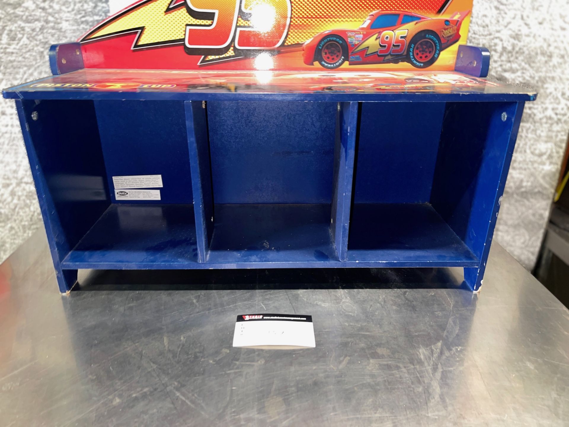 LIGHTNING MCQUEEN CHILDREN SIT DOWN AND STORAGE CHEST, 32” X12”(SUBJECT TO BULK BID LOT 99) - Image 3 of 4