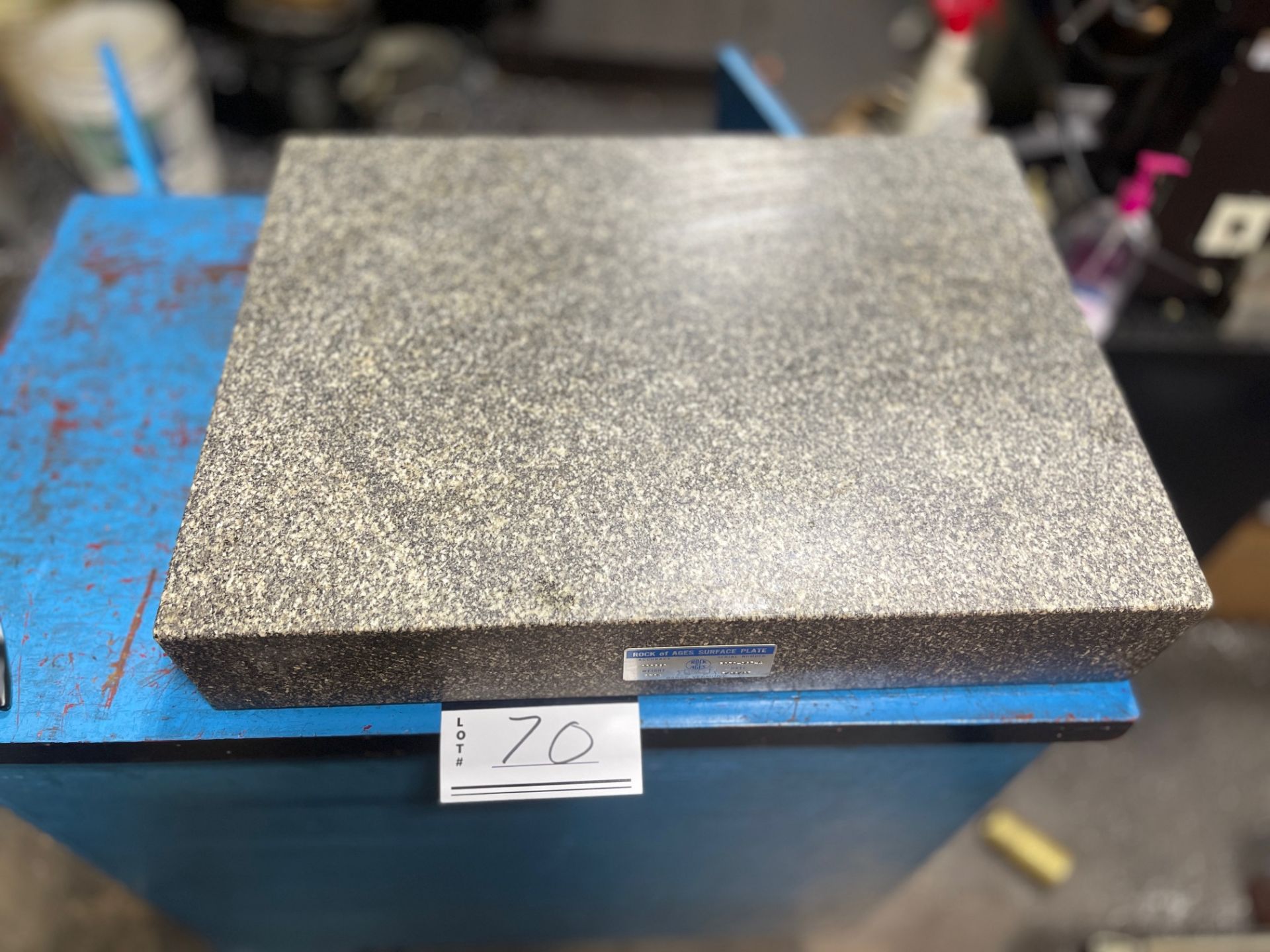 ROCK OF AGES SURFACE PLATE WITH CART, 24”X 18” X 4 “ - Image 4 of 4