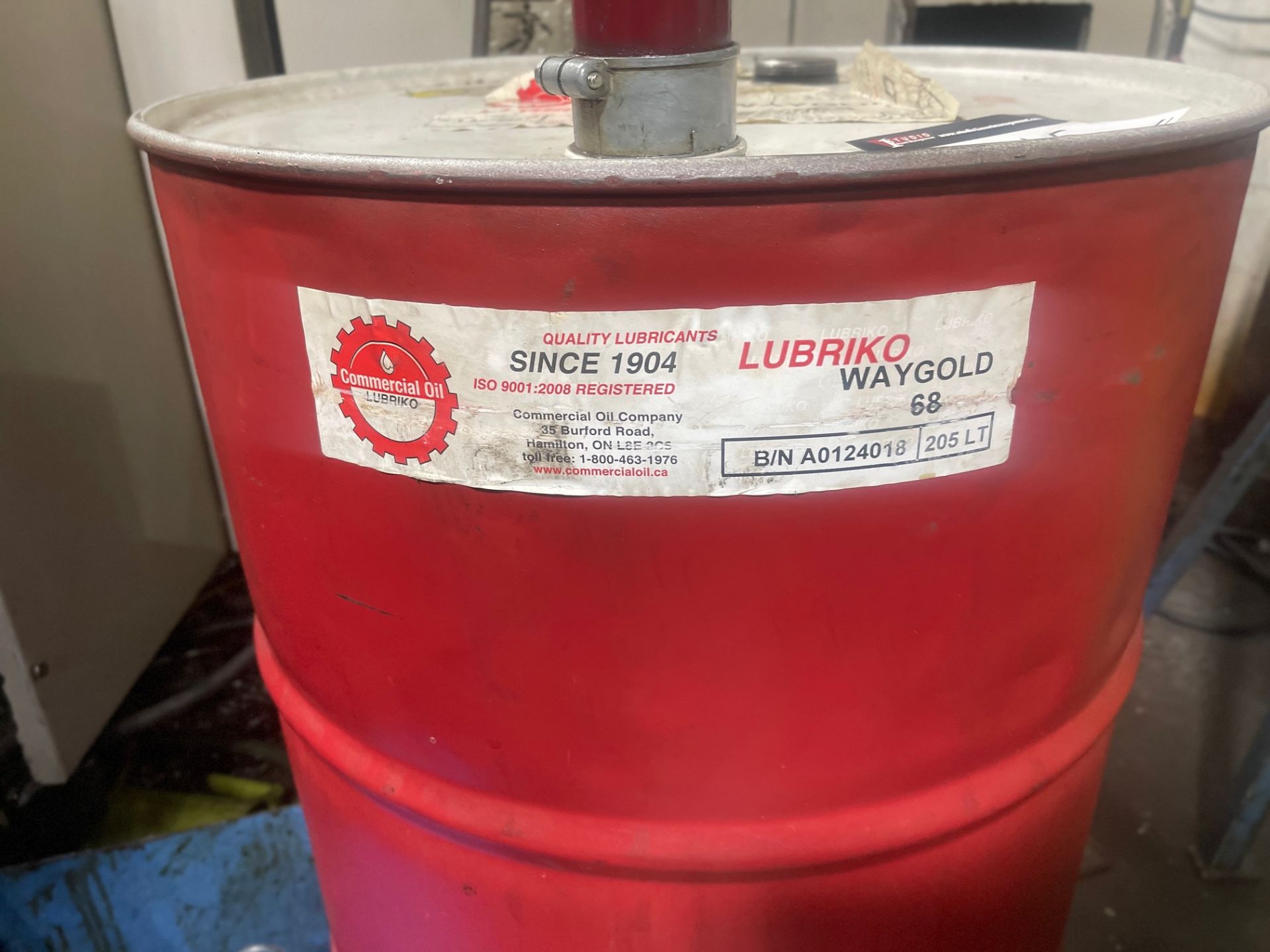 LUBRIKO, WAYGOLD 68, 160 OF 205 LITRES REMAINING IN DRUM - Image 3 of 3