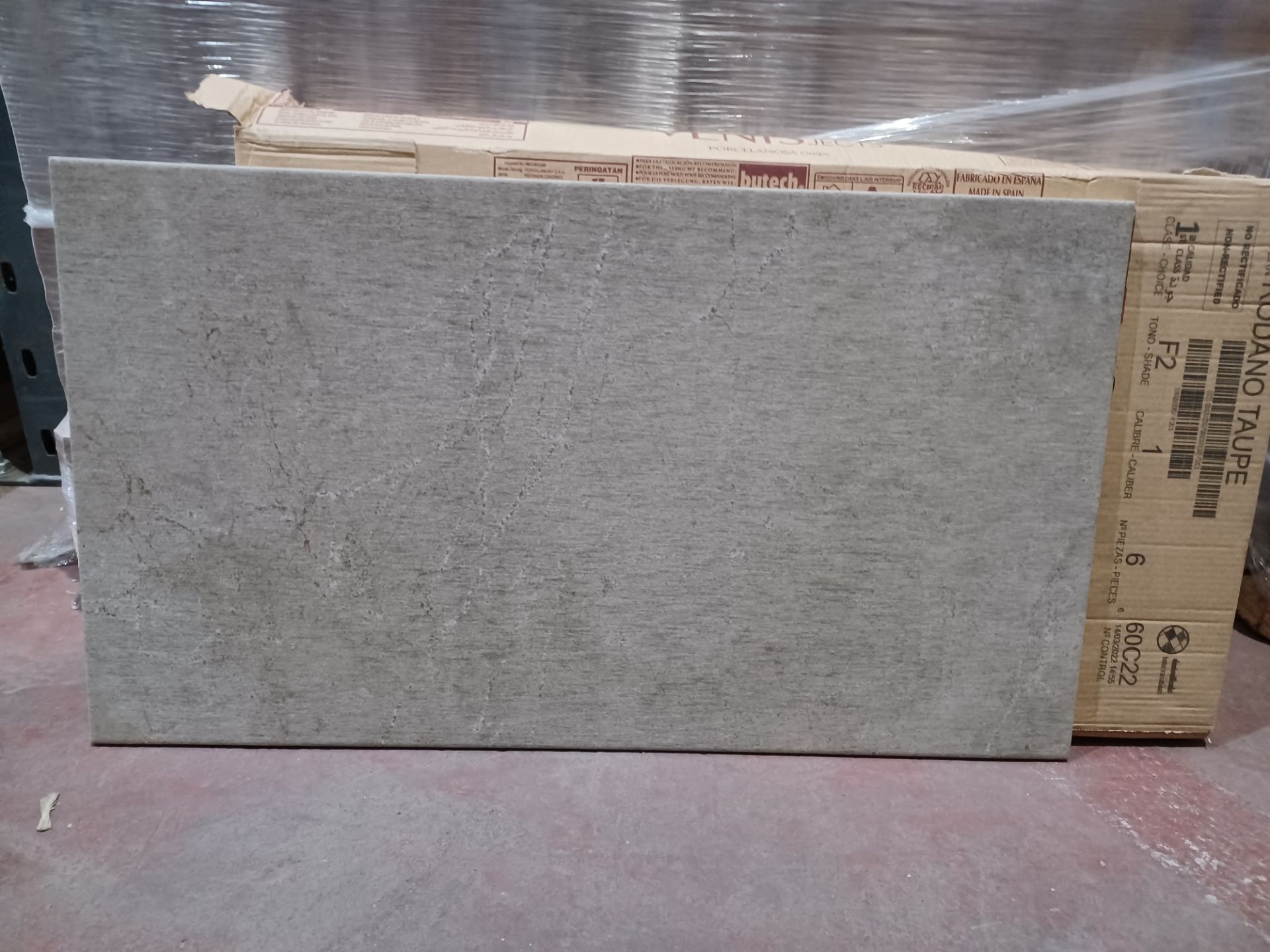 6 x NEW BOXES OF Porcelanosa Rodano Taupe. Each tile measures 333x592mm. RRP £89.27 per m2. Each box