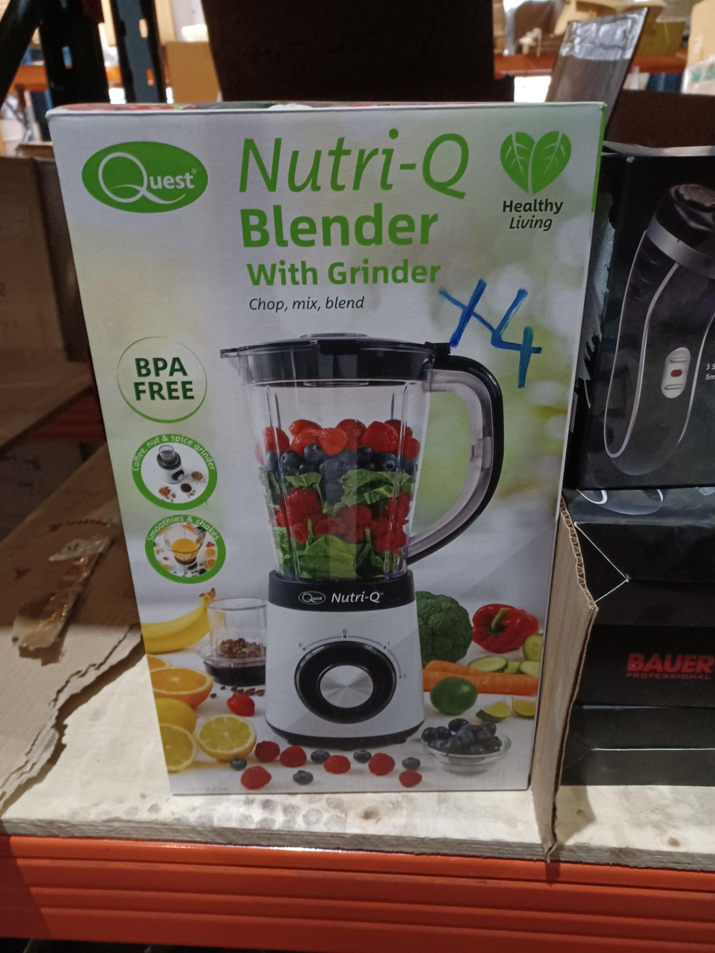 4 x Nutri-Q Blender with Grinder - BI