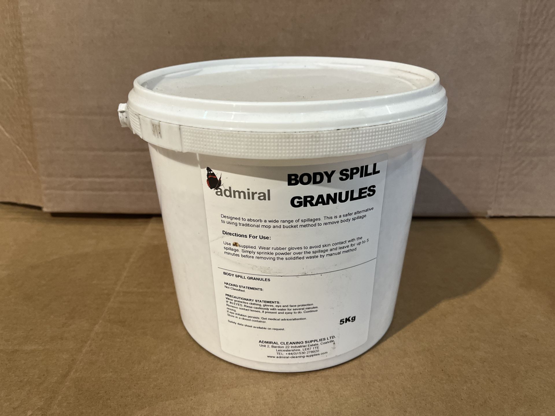 11 X BRAND NEW ADMIRAL 5KG BODY SPILL GRANULES R15-6