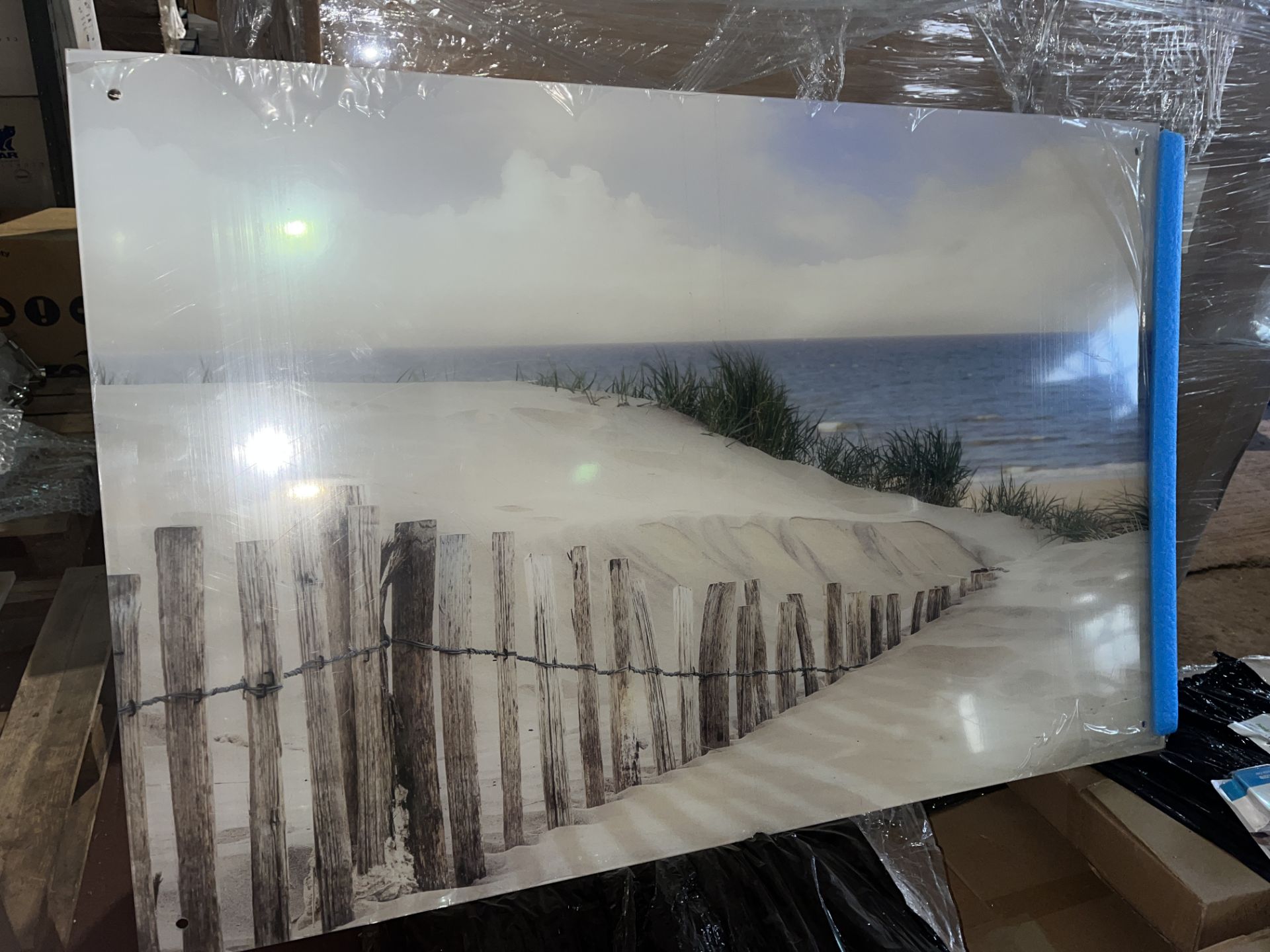 3 X BRAND NEW PAPERFLOW BEACH ART WORK RRP £189 EACH R15-5