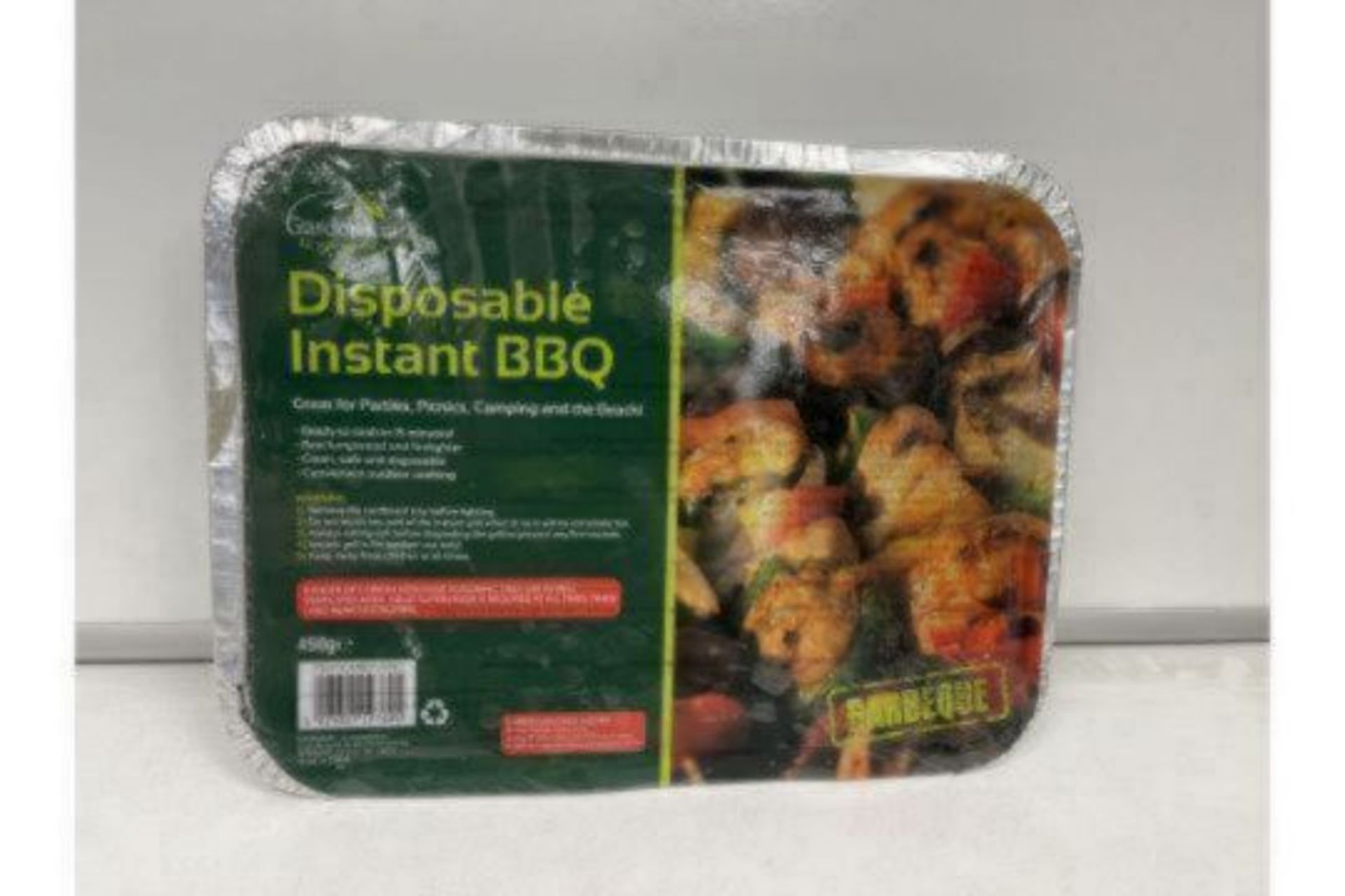 15 X BRAND NEW GARDENKRAFT DISPOSABLE INSTANT BBQ R4