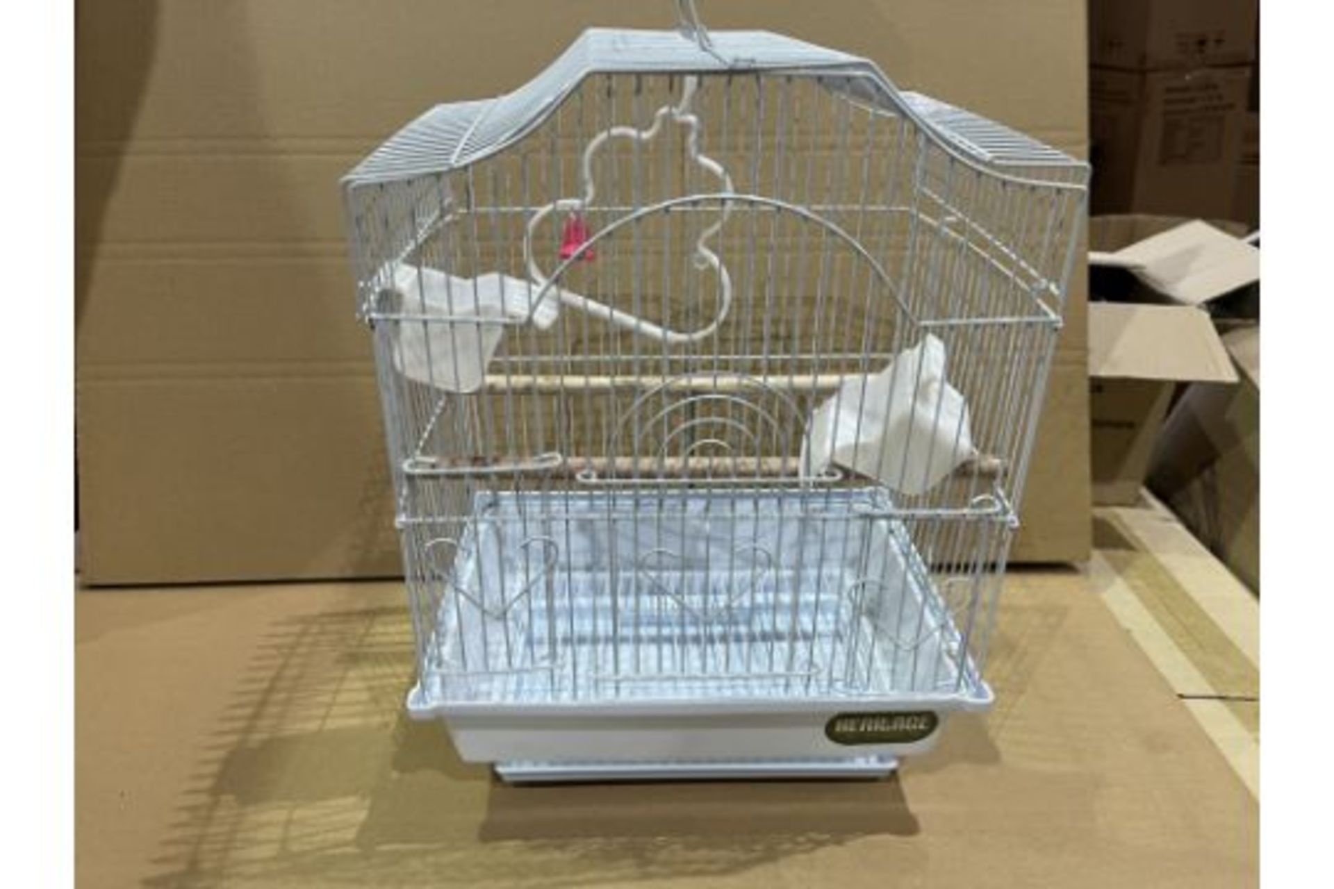 10 X BRAND NEW CRFE WHITE BIRD CAGES R16-12