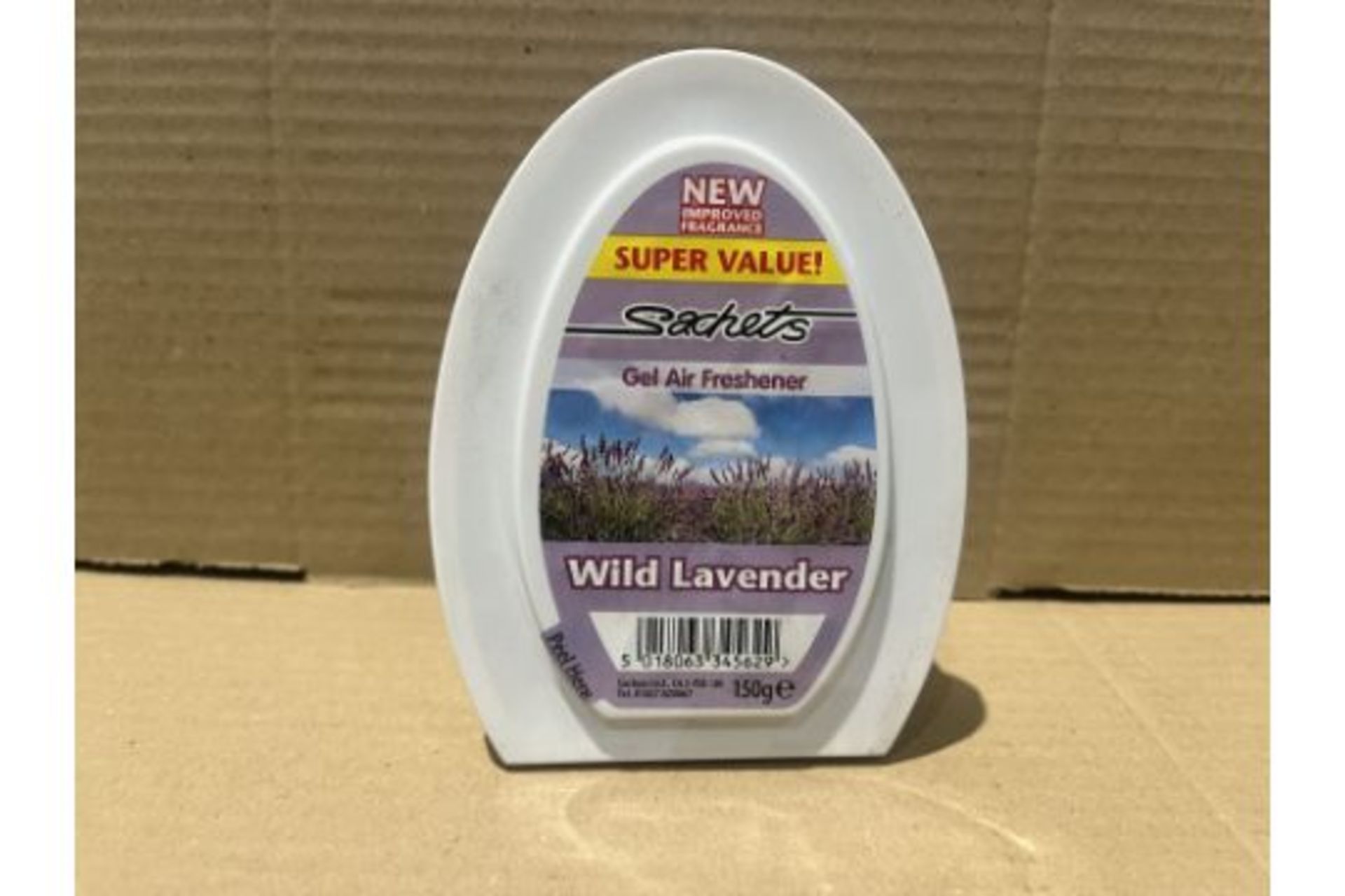 16 X BRAND NEW PACKS OF 3 WILD LAVENDER GEL AIR FRESHENER SACHETS SR13-3