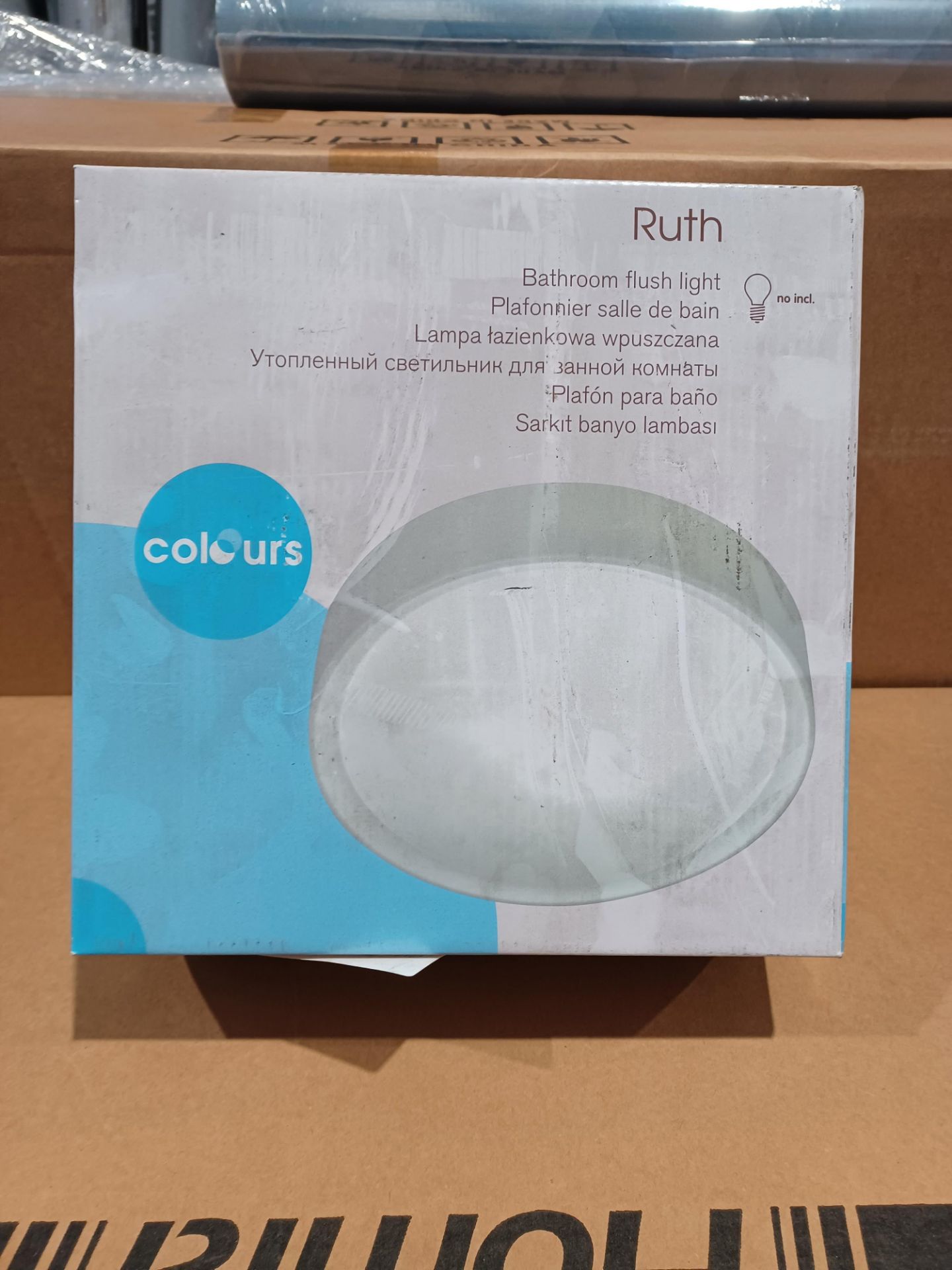 6 X BRAND NEW RUTH BATHROOM FLUSH LIGHTS S1-31