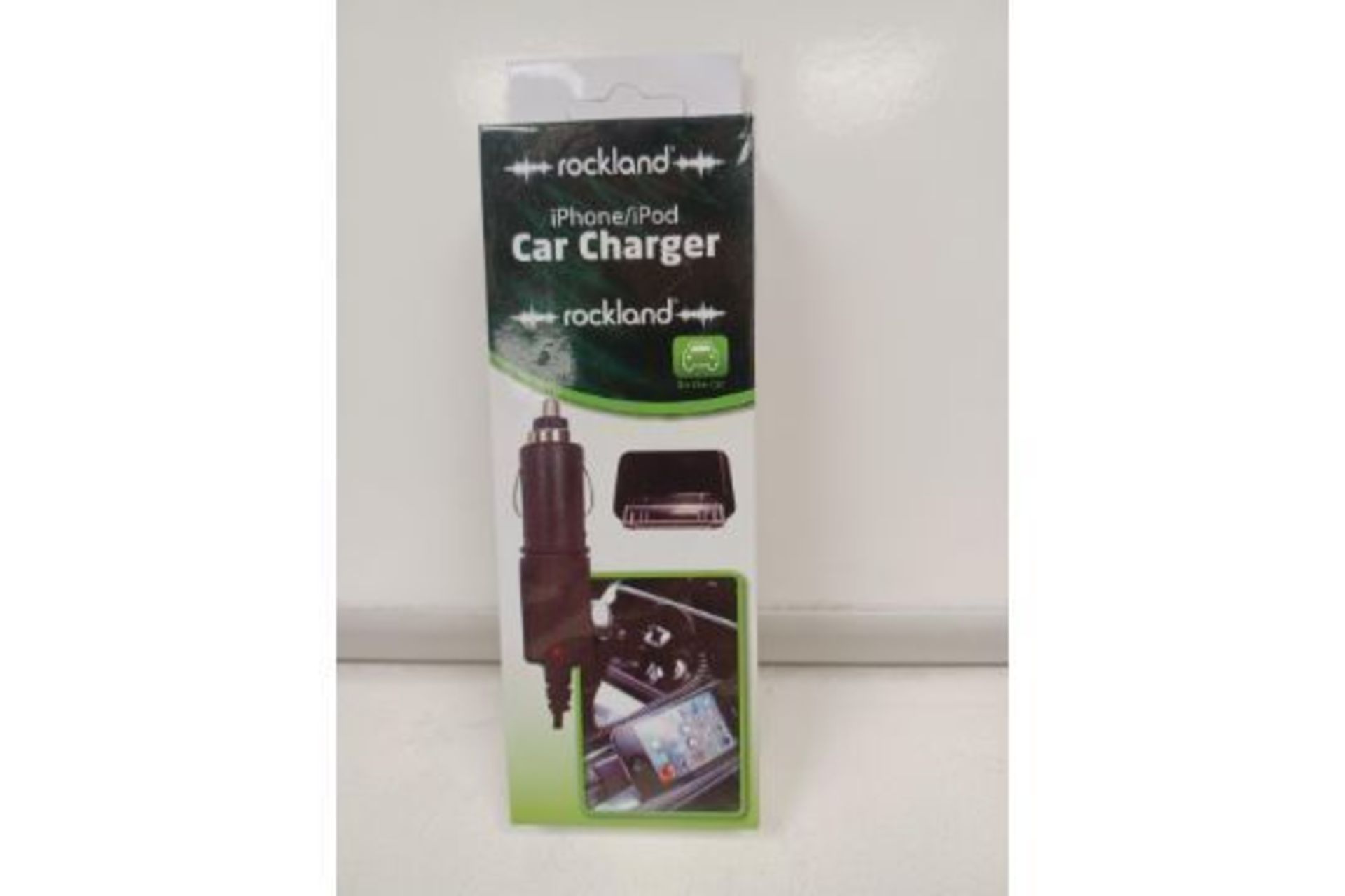 144 X BRAND NEW ROCKLAND IPHONE/IPOD CAR CHARGERS R4-7