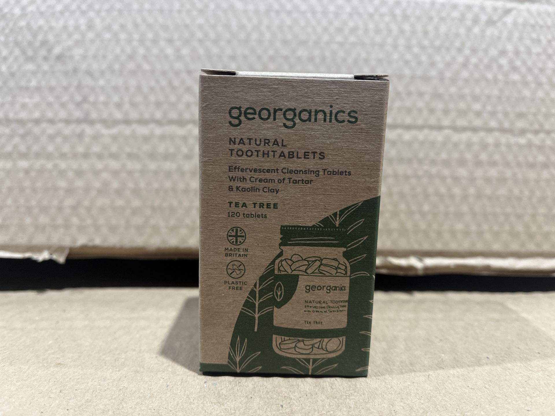 30 X BRAND NEW GEORGANICS 120 TABLET NATURAL TOOTH TABLETS (FLAVOURS MAY VARY) S2