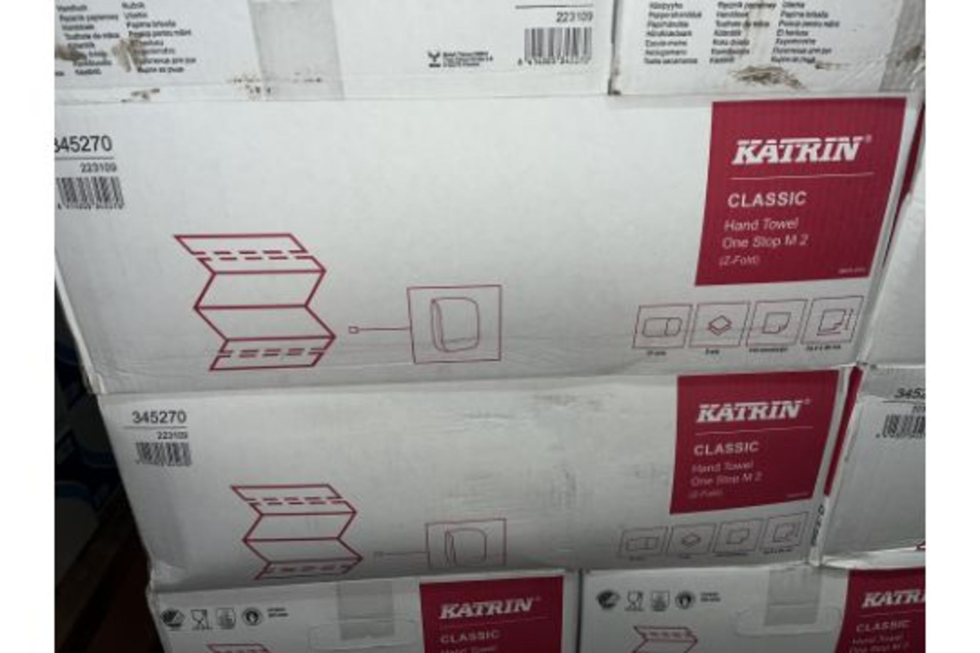 5 X BRAND NEW PACKS OF KATRIN CLASSIC HAND TOWEL ONE STOP M 2 Z-FOLD 345270 RRP £60 PER PACK R10-8