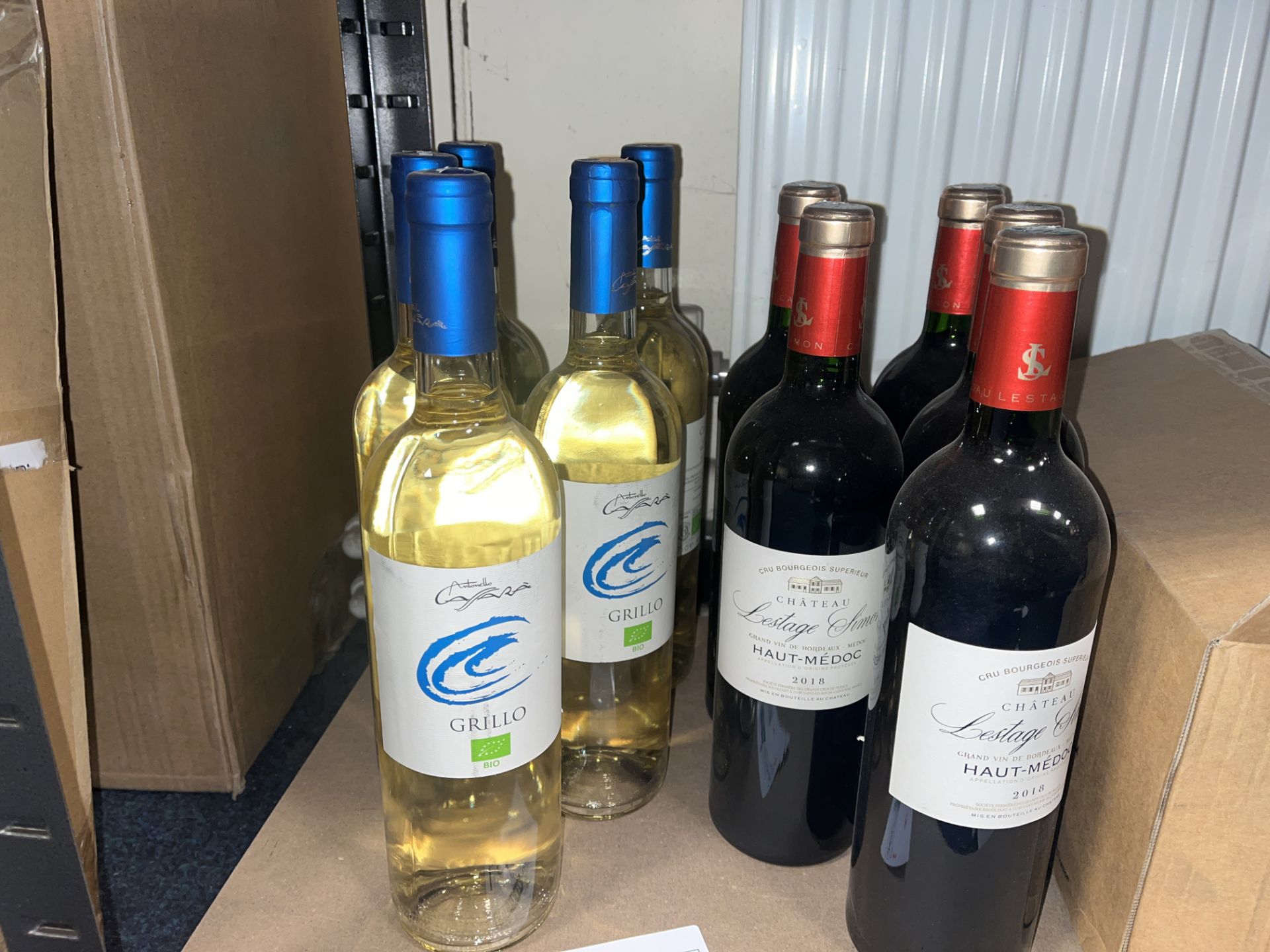 10 X BRAND ENW BOTTLES OF WINE INCLUDING CHATEAU BESTAGE LIMON 2018 AND GRILLO EBR
