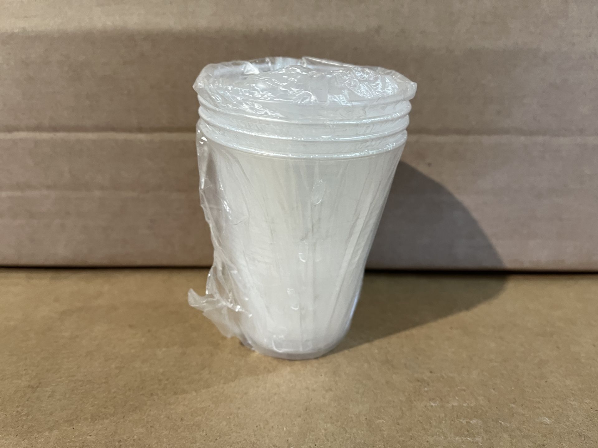 7000 X BRAND NEW 9OZ PP WRAPPED CLEAR TUMBLERS R15-1