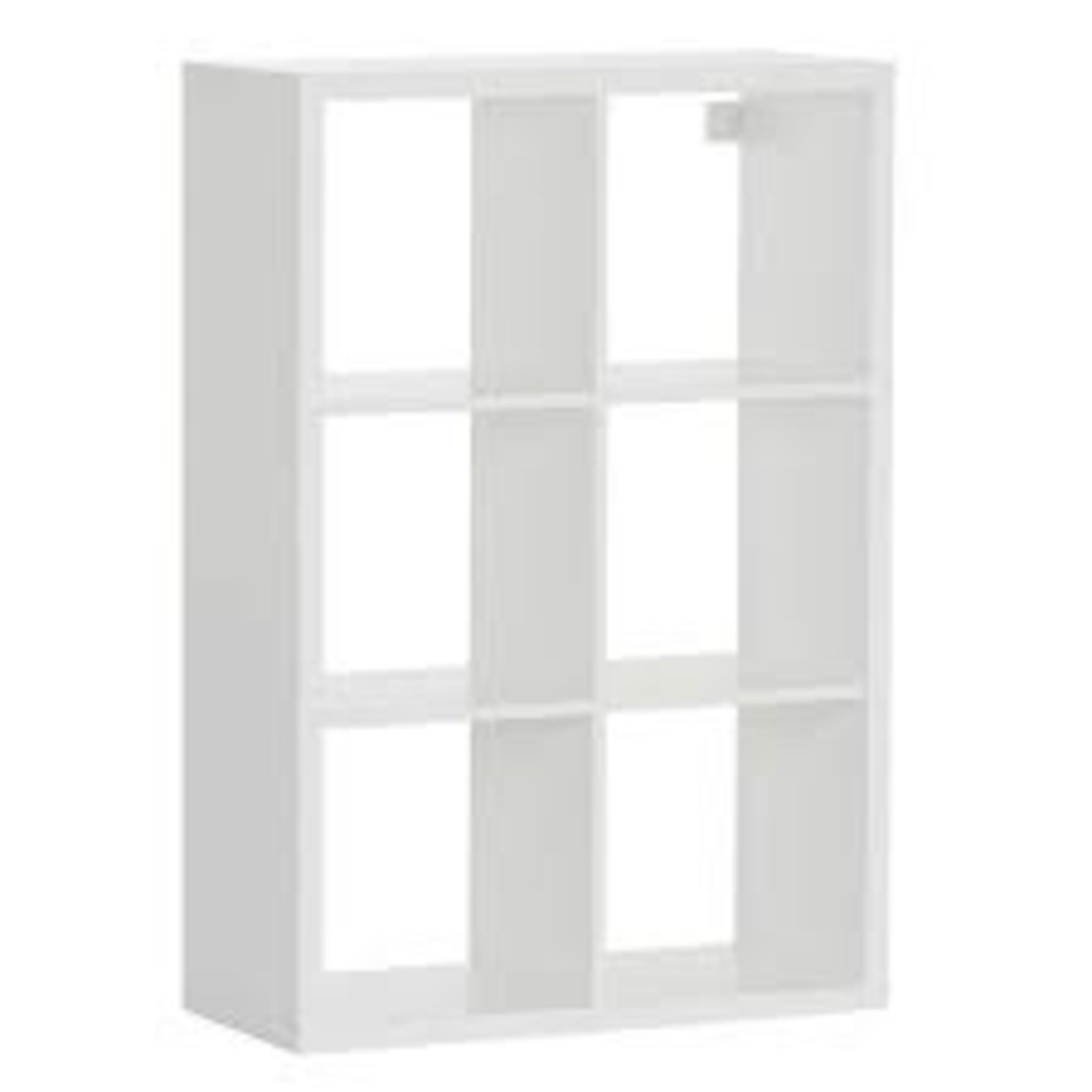 5 X BRAND NEW FORM MIXXIT MATT WHITE 6 COMPARTMENT FREESTANDING CUBE SHELVING UNIT 1080 X 740 X