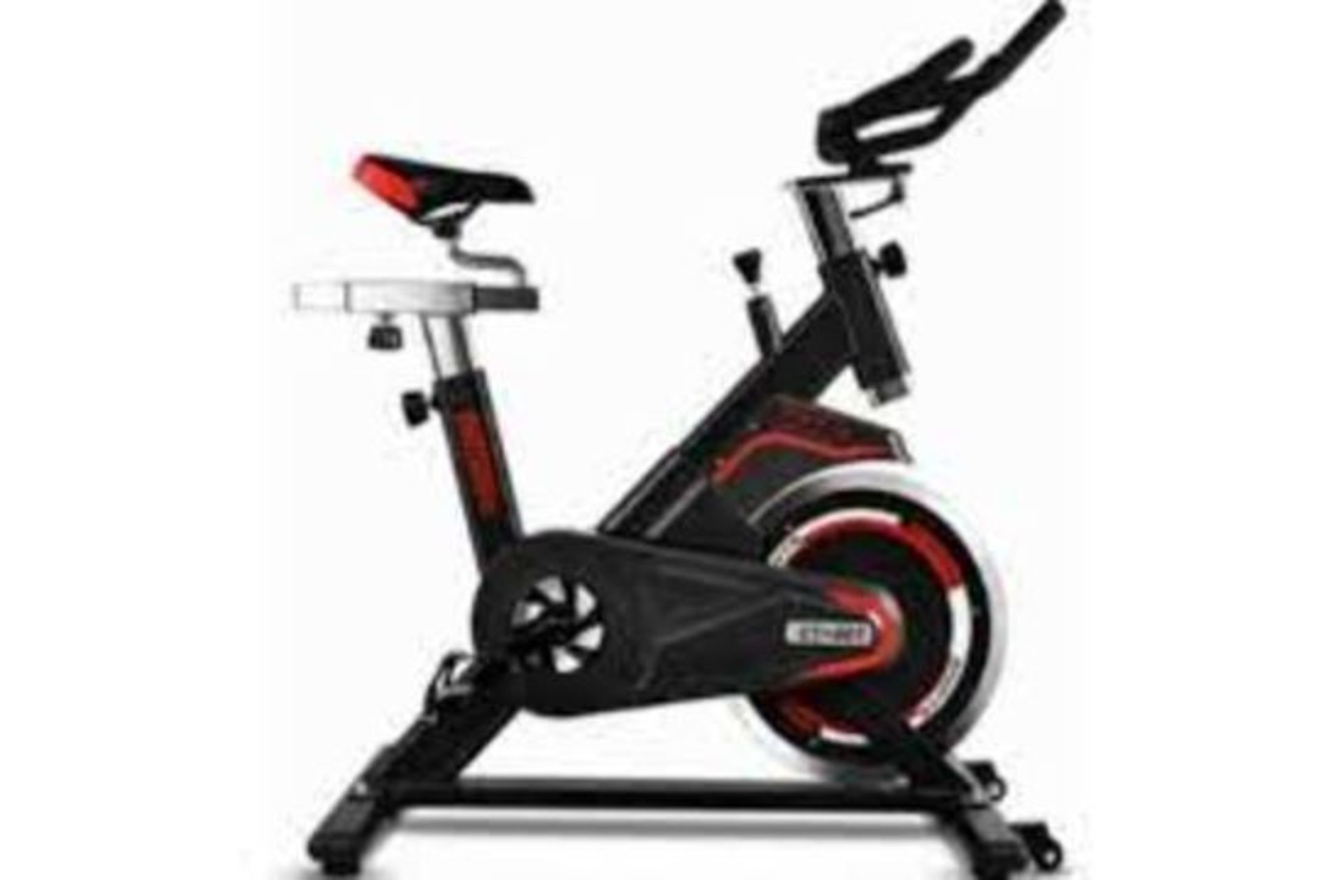 BRAND NEW ONETWOFIT EXERCISE BIKE, INDOOR CYCLING BIKE WITH 44LBS FLYWHEEL, SILENT BELT DRIVE,