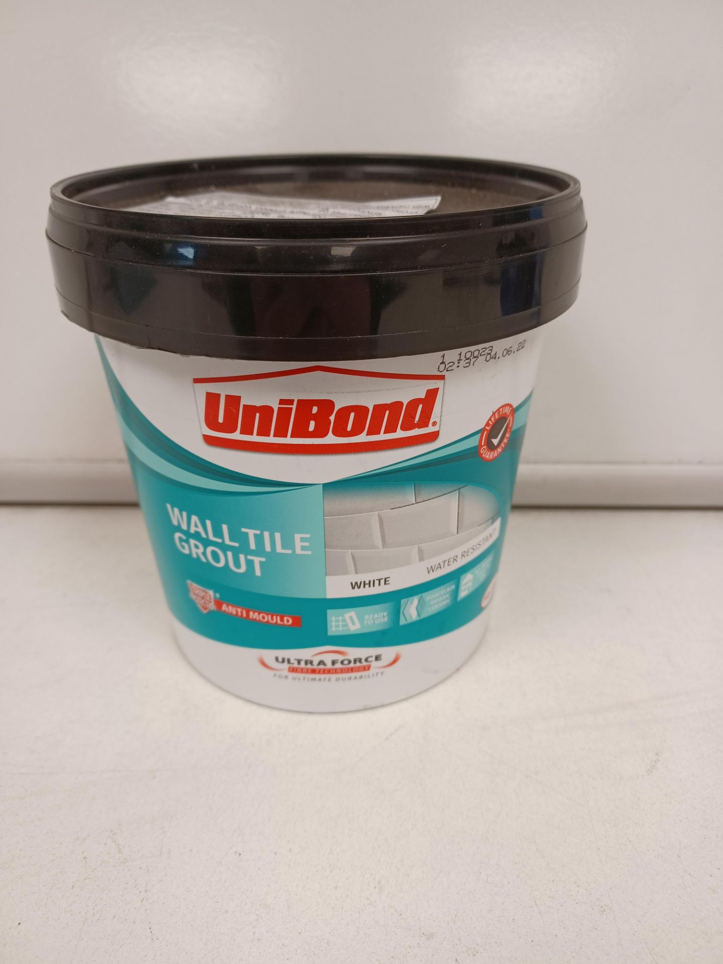 20 X UNIBOND WHITE 1.38KG WALL TILE GROUT R19-2