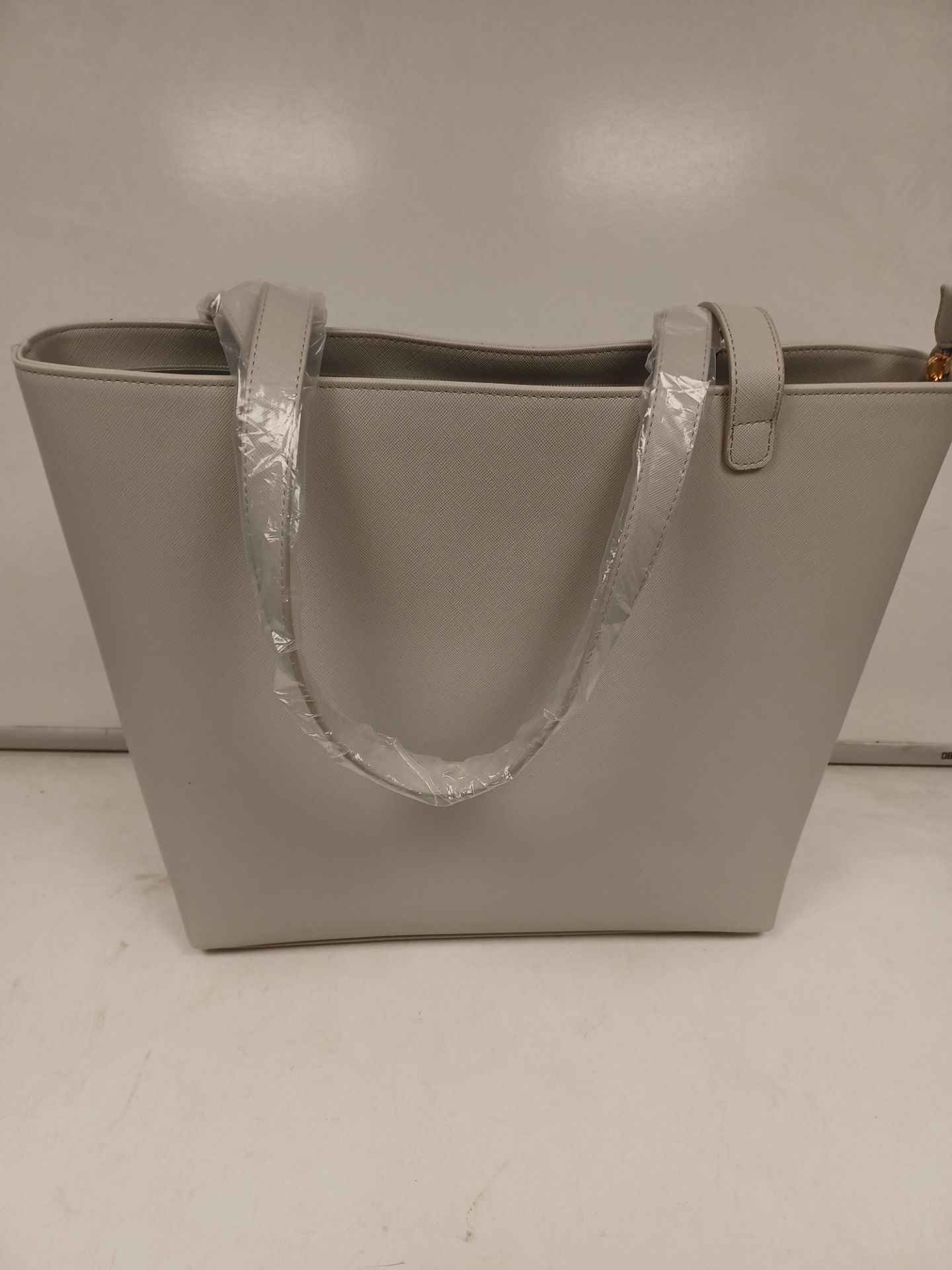 8 X BRAND NEW SAFFIANO GREY TOTE BAGS R18-10