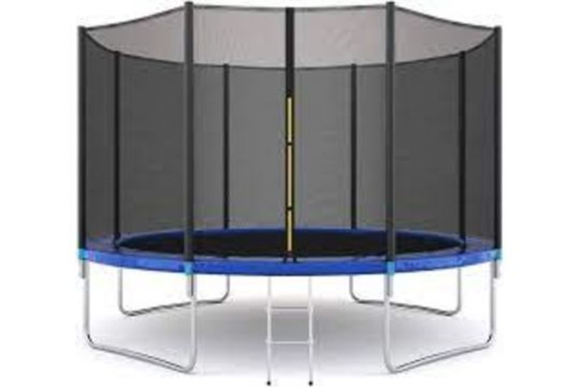 BRAND NEW 12FT TRAMPOLINE WITH ENCLOSURE AND LADDER RRP £499 R11-8