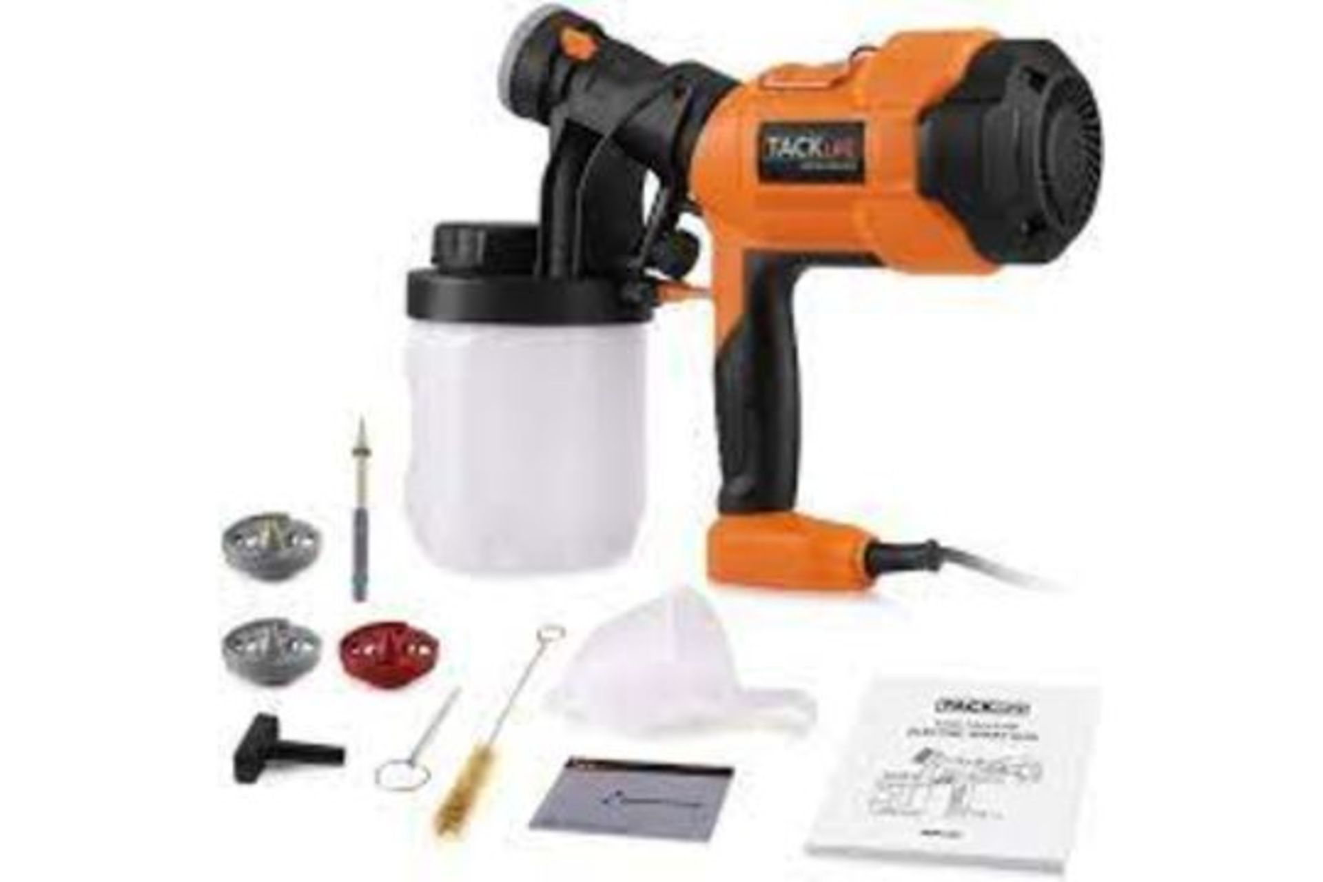 2 X NEW BOXED Tacklife SGP15AC 400W 800ml/min Handheld Electric Paint Spray Gun. Choice of three