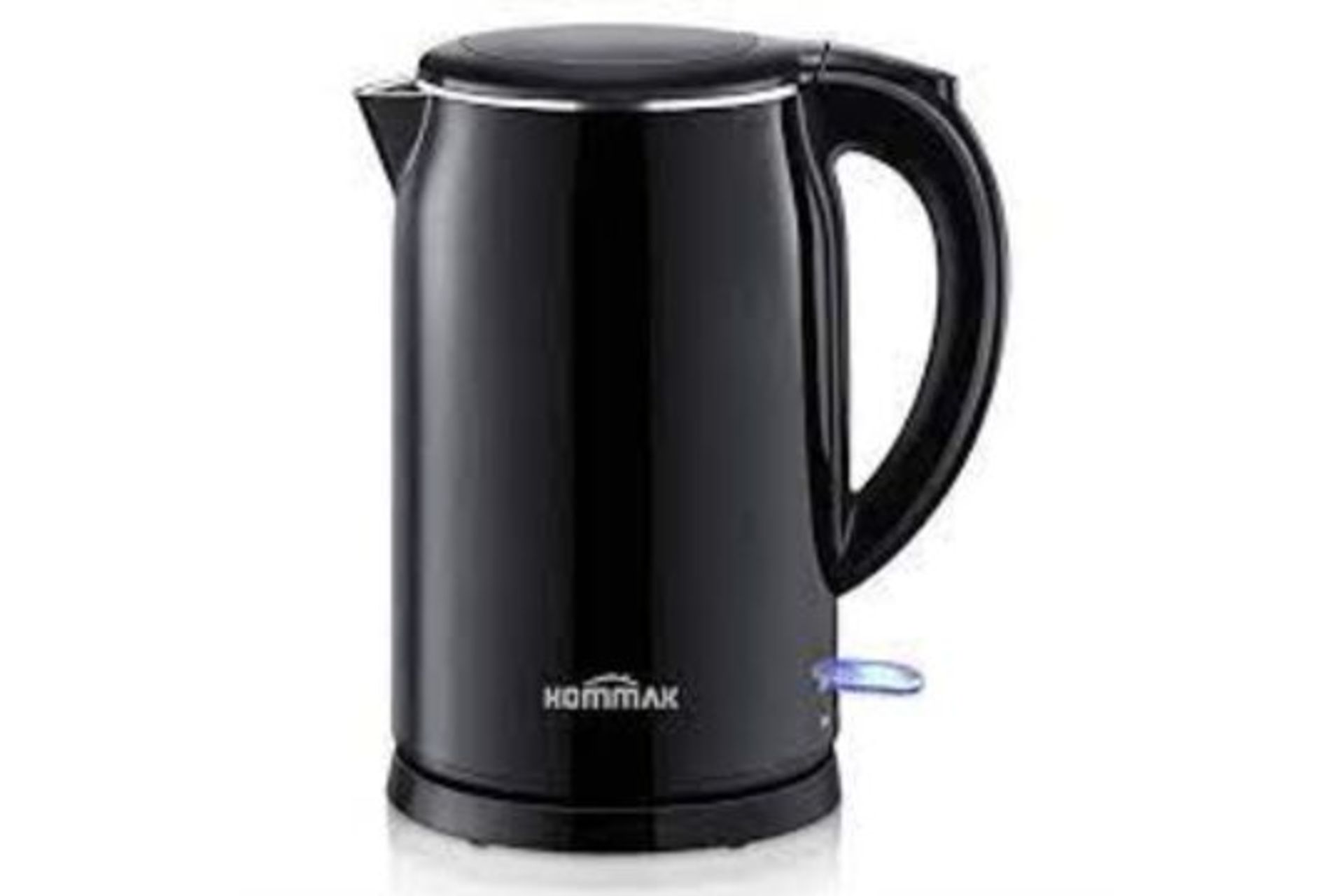 3 X BRAND NEW HOMMAK BLACK STAINLESS STEEL 2000W KETTLES EBR